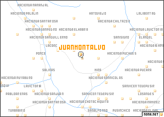 map of Juan Montalvo