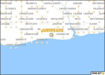 map of Juan Pedro