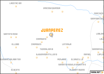 map of Juan Pérez