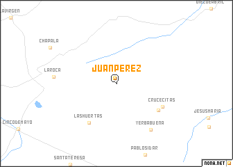 map of Juan Pérez