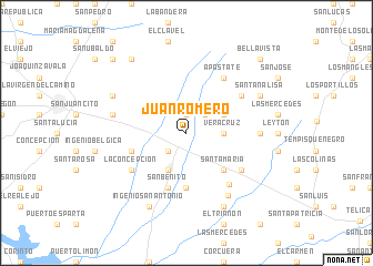 map of Juan Romero