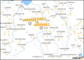 map of Juan Sáez