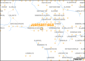 map of Juan Santiago