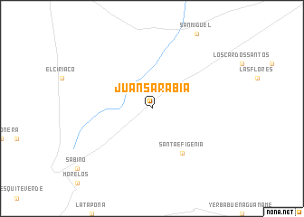 map of Juan Sarabia