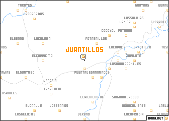 map of Juantillos