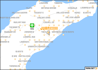 map of Juan XXIII