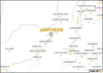 map of Juan y Medio