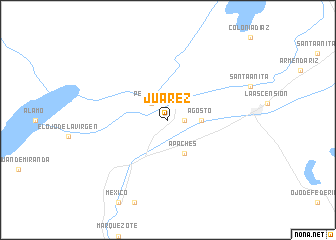 map of Juárez