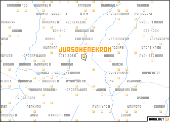 map of Juasohenekrom