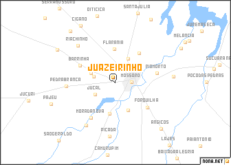 map of Juàzeirinho