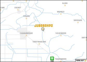 map of Jubabampo
