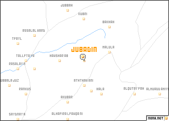 map of Jub‘ādīn