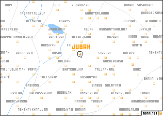 map of Jūbah