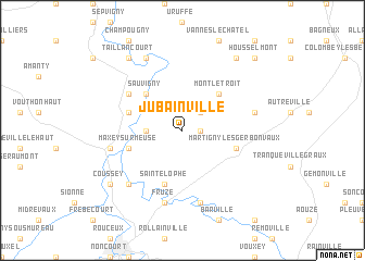 map of Jubainville