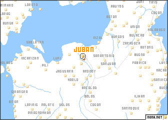 map of Juban