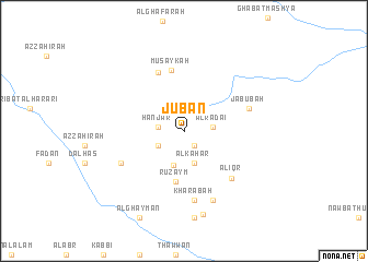 map of Juban