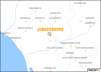 map of Jubarebampo