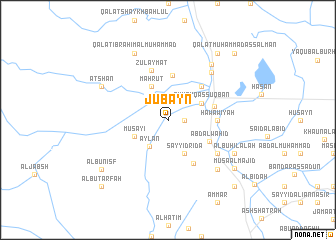 map of Jubayn