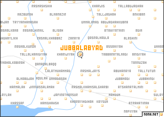 map of Jubb al Abyaḑ