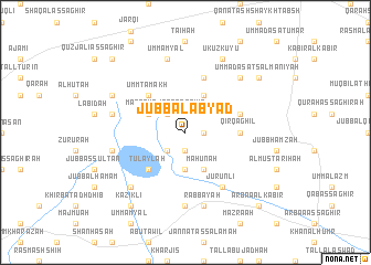 map of Jubb al Abyaḑ