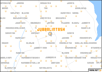 map of Jubb al Intāsh