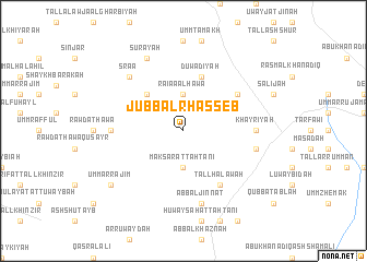 map of Jubb al Rhasseb