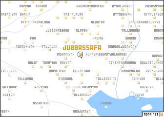 map of Jubb aş Şafā