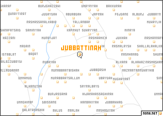 map of Jubb at Tīnah