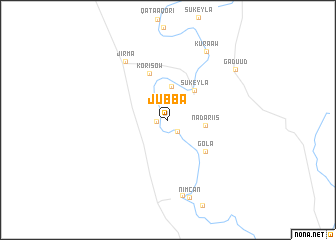 map of Jubba