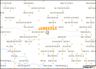 map of Jübberde