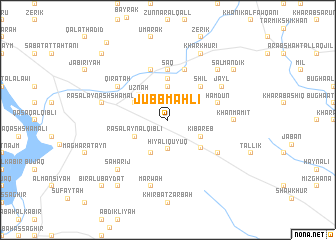 map of Jubb Maḩlī