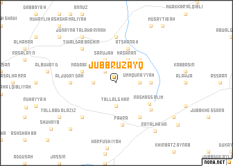 map of Jubb Ruzayq