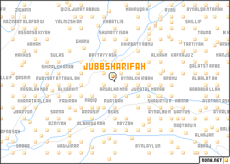 map of Jubb Sharīfah