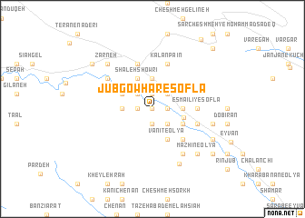 map of Jūbgowhar-e Soflá