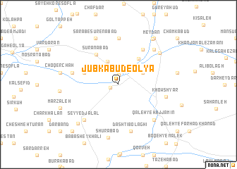 map of Jūbkabūd-e ‘Olyā