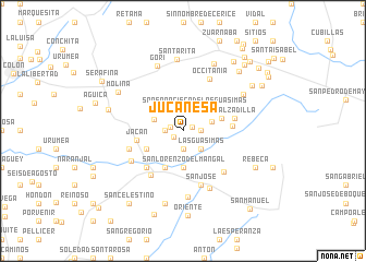 map of Jucanesa