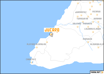 map of Júcaro