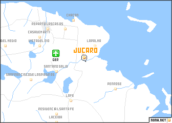 map of Júcaro