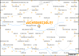 map of Juchnowiec Dolny