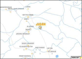 map of Jūdah