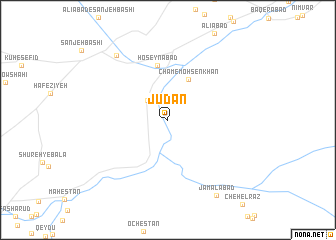 map of Jūdān