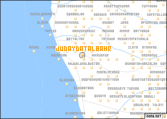 map of Judaydat al Baḩr