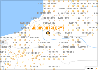 map of Judaydat al Qayţi‘