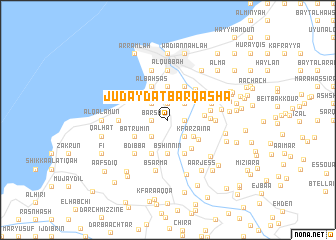 map of Judaydat Barqāshā