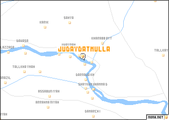 map of Judaydat Mullā