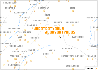 map of Judaydat Yabūs