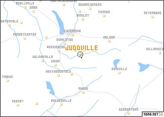 map of Juddville