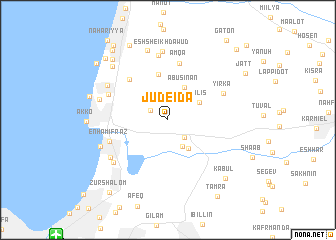 map of Judeida