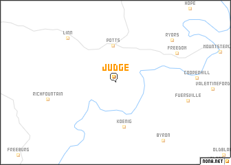 map of Judge