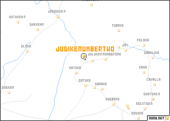 map of Judike Number Two